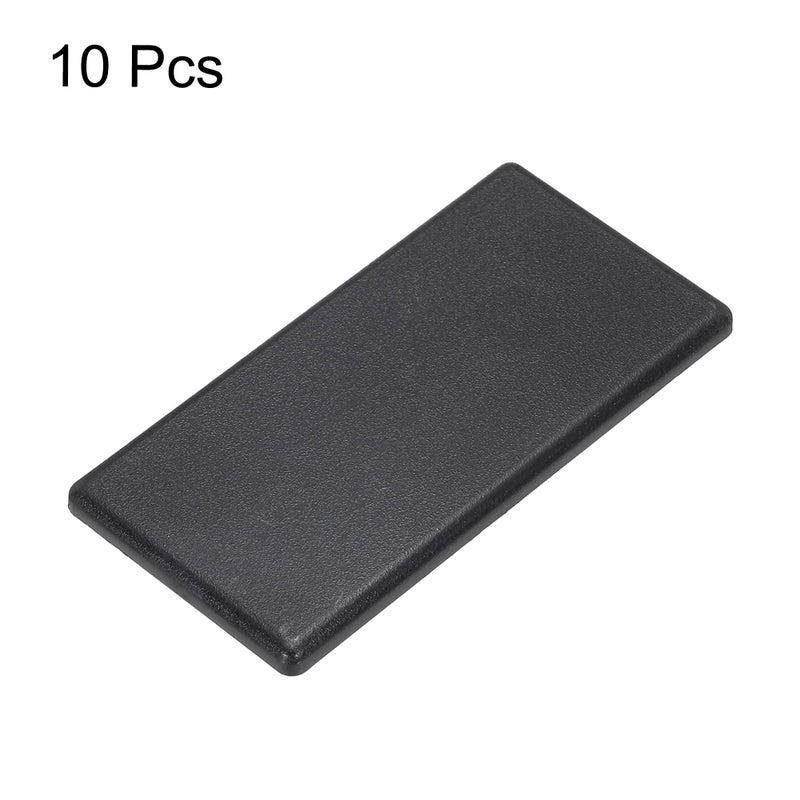 يو إكس سيل Uxcell غطاء نهاية بلاستيكي مستطيل من الألومنيوم باللون الأسود مقاس 45 × 90 مم 10 قطع - Image 4